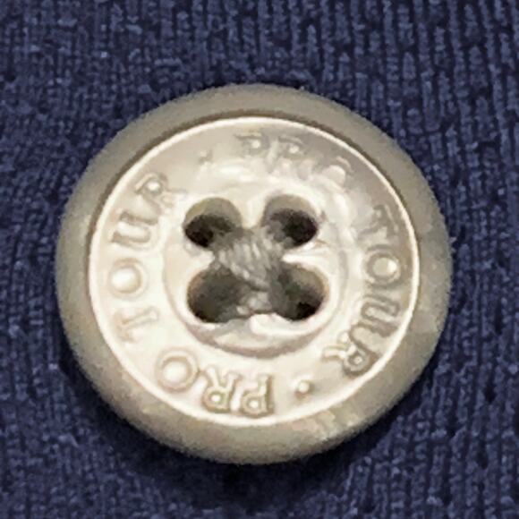 Pro Tour Airplay Mens Blue Golf Shirt Size XXL Long Sleeve Collar Polo Style - Picture 5 of 12